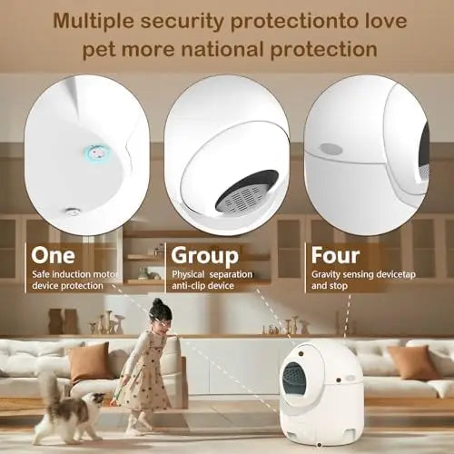 Arenero Automatico Autolimpiante con app para Gatos